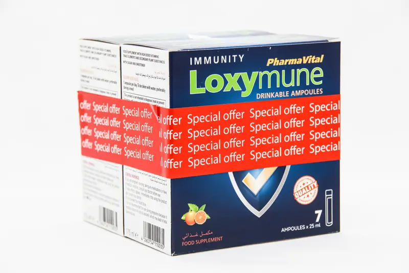 Loxymune 7 Drinkable Ampoules 25 ML (1+1)Off