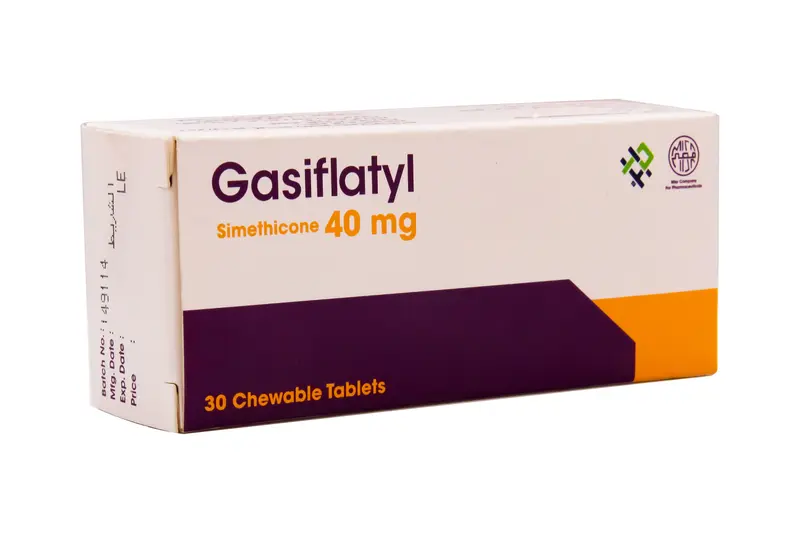 Gasiflatyl  40 Mg 30 Tab