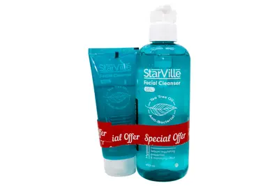 Starville Facial Cleanser Gel 400Ml + 100 Ml Off