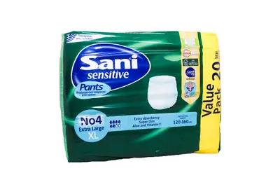 Sani Sensitive Pants No.4 XL 20 Pads