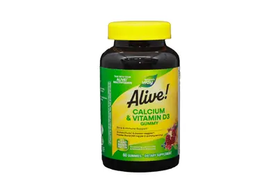 Alive Calcium &Vitamin D3 60 Gummies