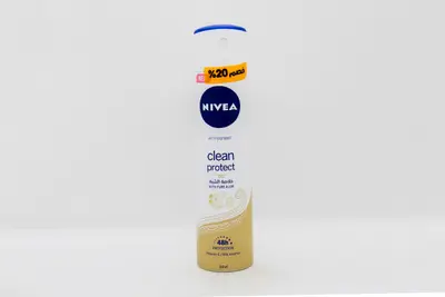 Nivea Clean Prot Alum F/W Spray 150Ml 20% Off