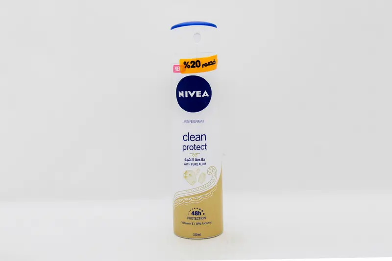 Nivea Clean Prot Alum F/W Spray 150Ml (20%) Off