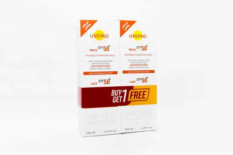 Hayah Uvepro Spf 50+ Milk 200 Ml (1+1) Off