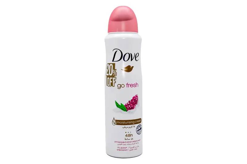 Dove Go Fresh Pomegranate Spray 150 Ml (20%) Off