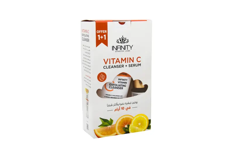 Infinity Vit C Cleanser+ Vit C Serum (1+1) Off