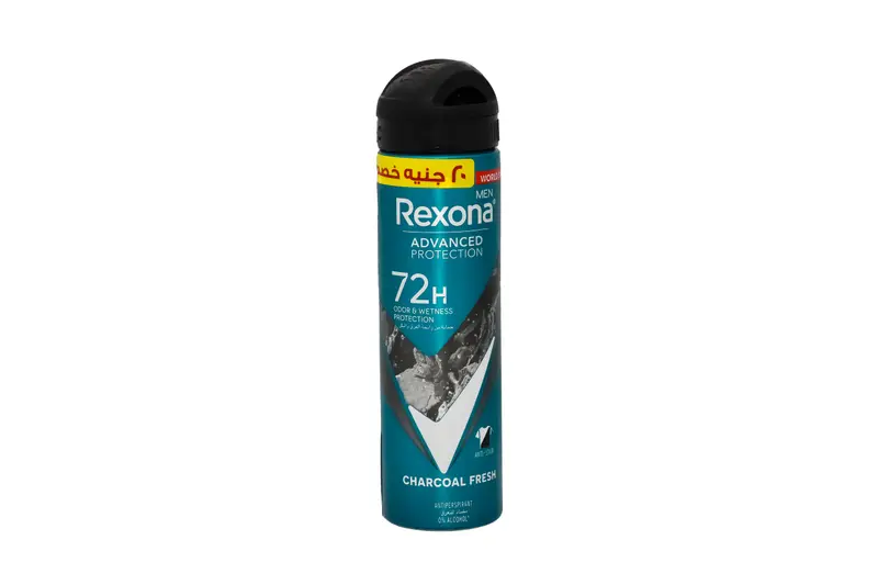 Rexona Charcoal Fresh Spray 150 Ml 20L.E Disc Off