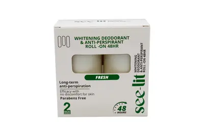 See-Lit Fresh Whitening Roll On 50 Ml (1+1) Off