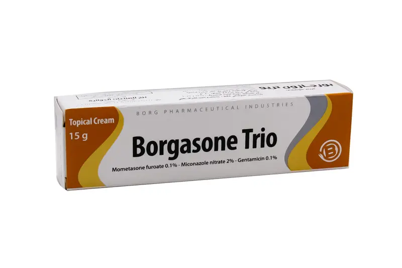 Borgasone Trio Topical Cream 15 Gm