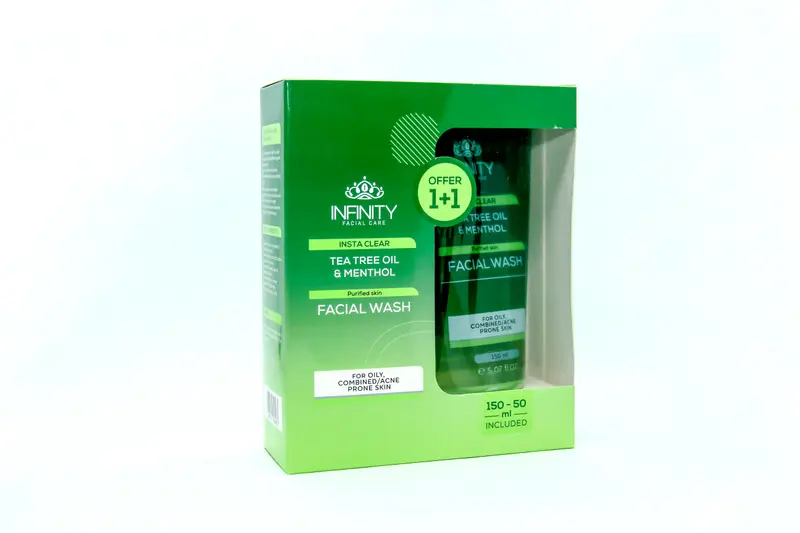 Infinity Insta Clear Facial Wash 150 Ml+50Ml Off