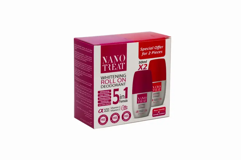 Nano Treat Rose +Candy Roll On 50 Ml (1+1) Off