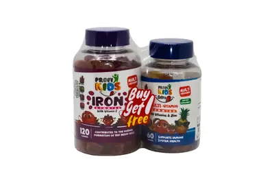 Profi Iron 120 Gum + Profi Multi-Vit 60 Gum Off