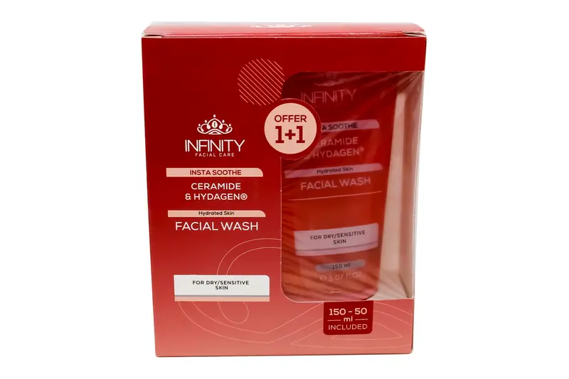 Infinity Insta Soothe Facial Wash 150 Ml+50Ml Off