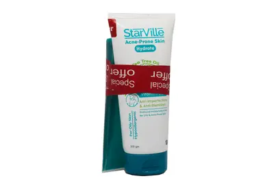 Starville Cleanser Gel 200Ml+Acne Prone 200 Ml Off