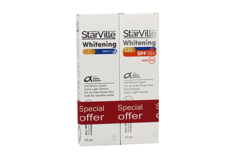 Starville White Gel 60Ml+Night Gel 60Ml Off