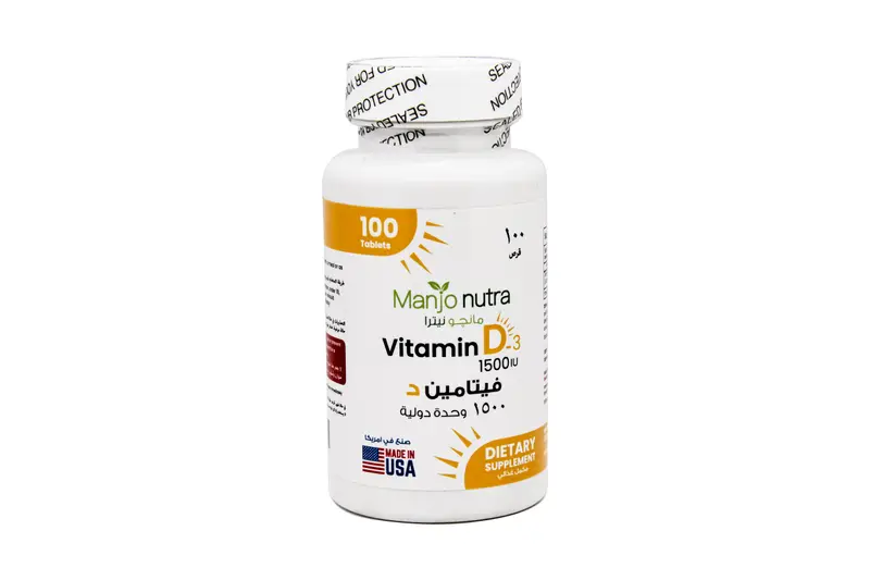 Manjo Nutra Vitamin D3 1500 IU 100 Tab