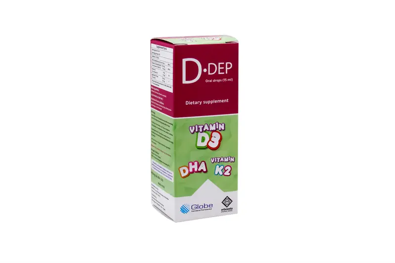 D.Dep Vitamin D3 Dha K2 Oral Drops 15 Ml