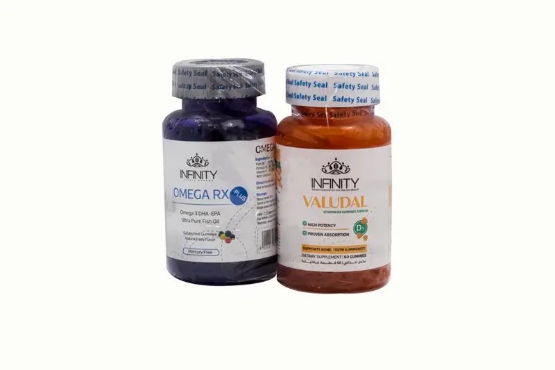 Omega 3 RX 60 Gum+Valudal 60 Gum Off