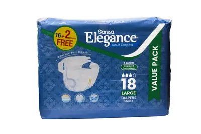 Sanita Elegance Large 16+2 Free Diapers