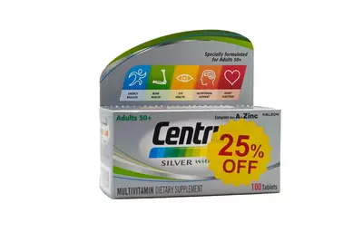 Centrum Silver Adults 50+ 100 Tab Off