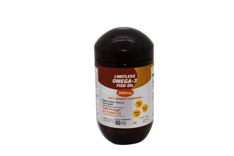 Limitless Omega-3 Fish Oil 2000 Mg 60 Tab