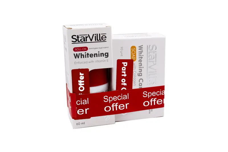 Starville White Red Berry Roll On 60 Ml+ Soap Off