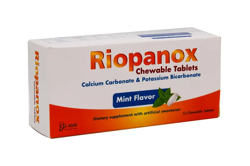Riopanox Chewable Mint Flavour 12 Tab