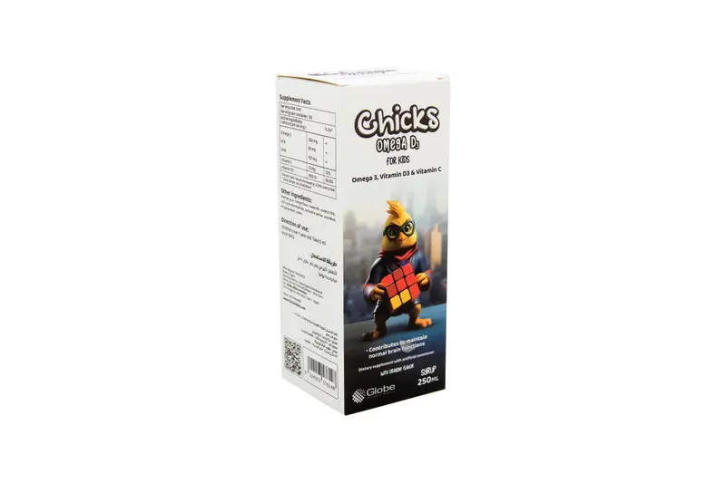 Chicks Omega D3 Kids Syrup 250 Ml