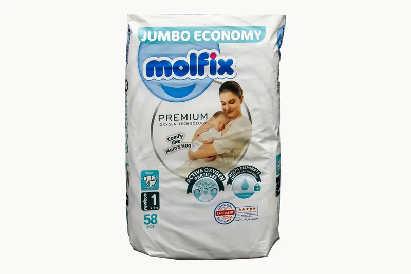Molfix Premium (1) New Born 58 Diapers