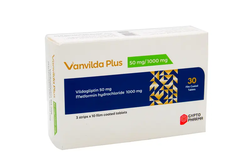 Vanvilda Plus 50 Mg / 1000 Mg 30 Tab
