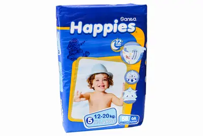 Sanita Happies X-Large 5 (12-20) Kg 58 Diapers