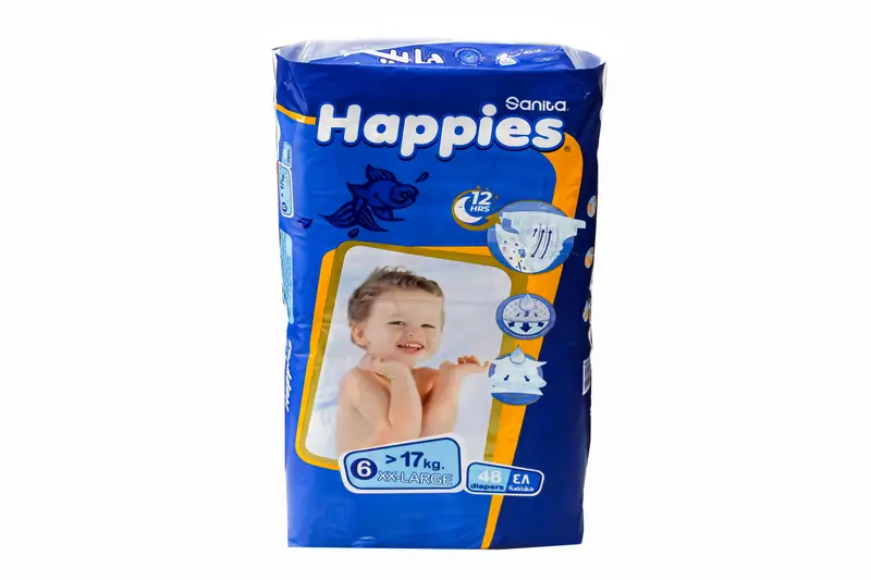 Sanita Happies XX-Large 6 (>17) Kg 48 Diapers