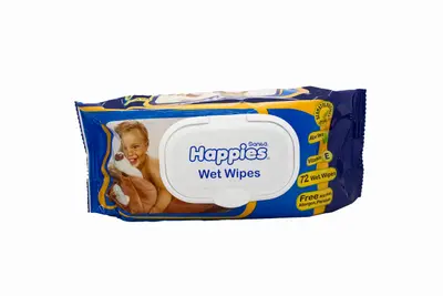 Sanita Happies 72 Wet Wipes