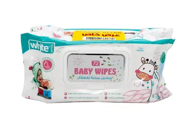 White 72 Baby Wipes 2x1 Offer