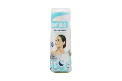 White Make-Up Remover 80 Pad