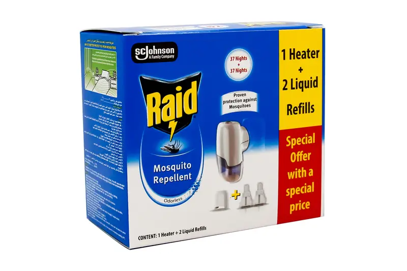 Raid Mosquito Repellent 1Set +2 Liquid Refills Off