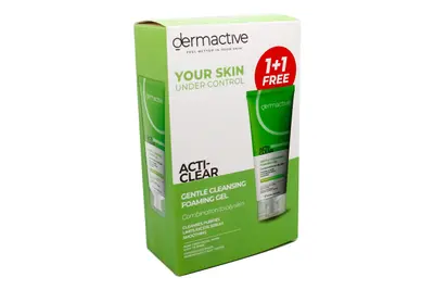 Dermactive Acti Clear Foaming Gel 200 Ml (1+1) Off