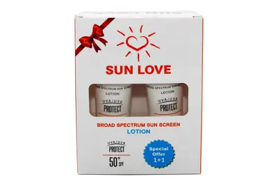 Sun Love Spf 50+ Sun Screen Lotion 50 ML (1+1) Off