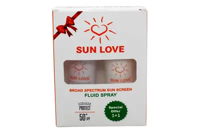Sun Love Spf 50+ Sun Fluid Spray 75 ML (1+1) Off