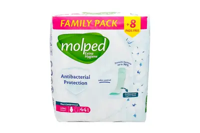 Molped Maxi Long Anti Bact.  44 Pads