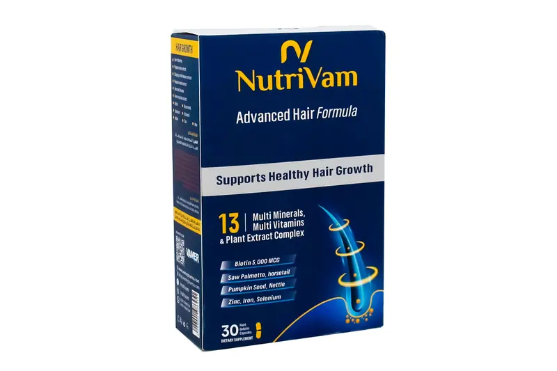 Nutrivam Advanced Hair Formula 30 Cap