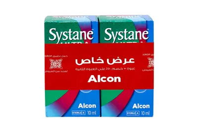 Systane Ultra Eye Drops 10 Ml (1+1) 50% Off