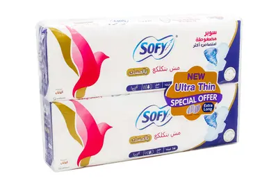 Sofy Ultra Extra Long 14 Pad × 2 Pack Musk