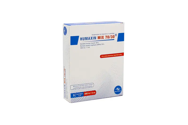 Humaxin Mix 70/30 100 Iu 3 Ml X 5 Penfill