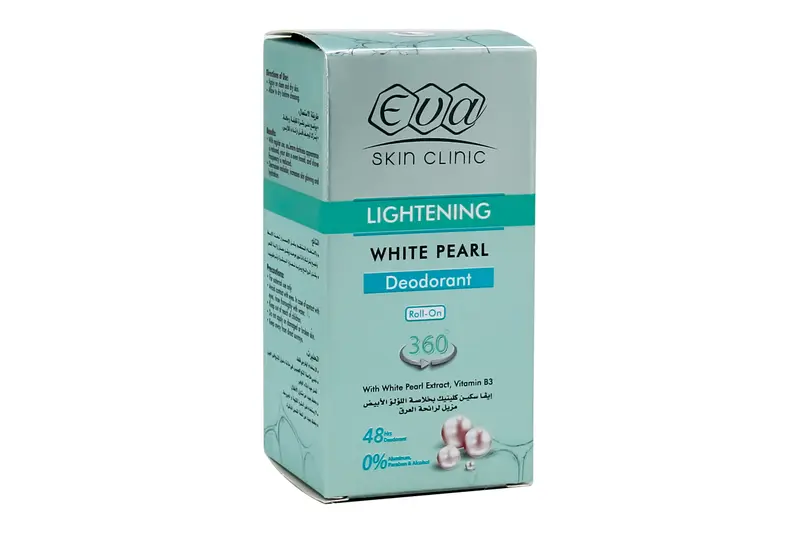 Eva White Pearl Fragrance Free Roll On 60 Ml