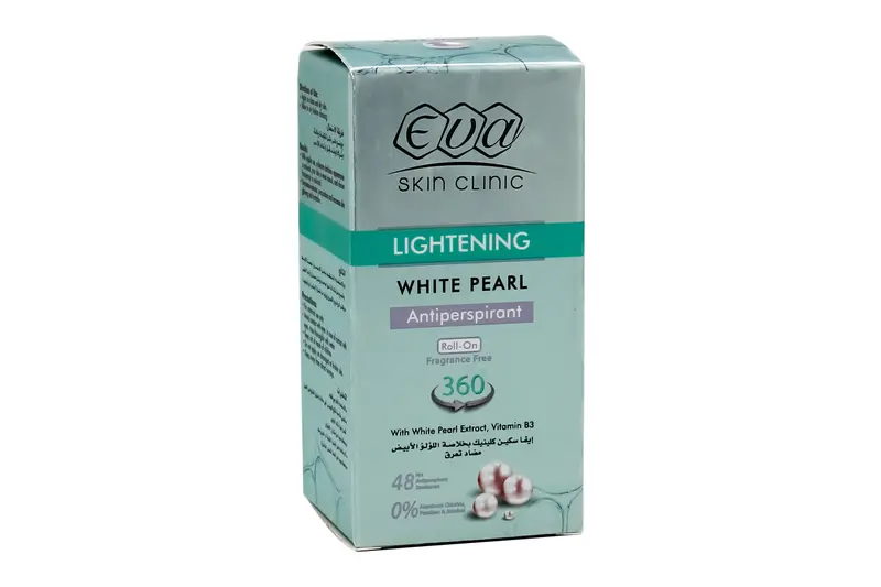 Eva White Pearl Deodorant Roll On 60 Ml