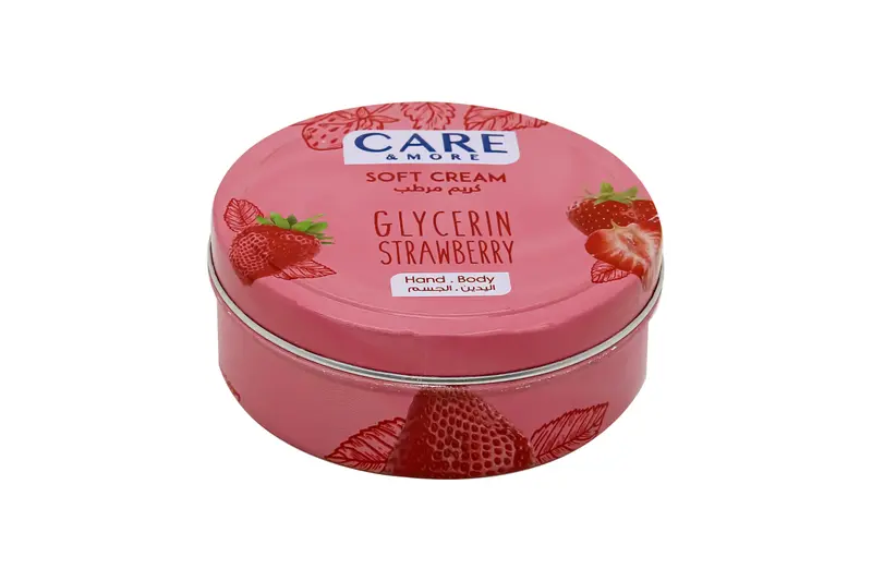 Care & More Glycerin Strawberry Soft Cr 125 Ml