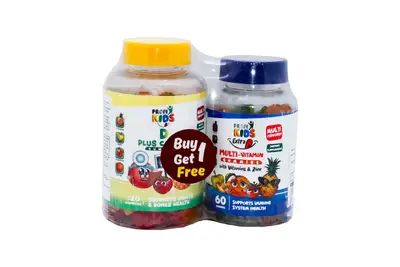 Profi D Plus Calcium120Gum+Multi Vitamin 60Gum Off