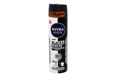 Nivea B&W Inv Original F/M Spray 150 Ml 25% Off