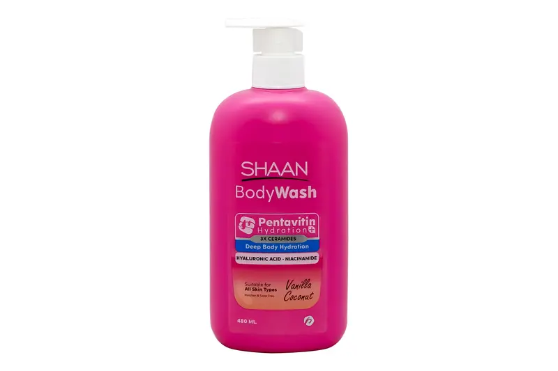 Shaan Hydration Vanilla Coconut Body Wash 480 Ml
